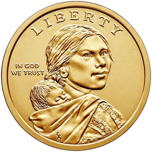 2019 1-dollar - P - American Indians In The Space Program obverse